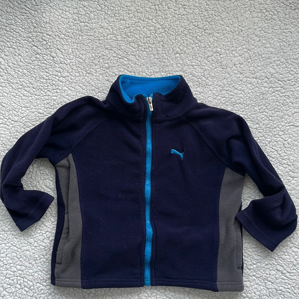 Puma 4T Blue fleece jacket